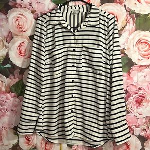 Striped size m blouse